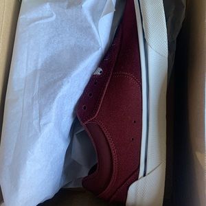 Mens Burgundy Etnies Skate Shoe